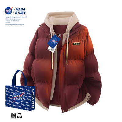 NASA官方进口美式潮牌棉衣外套