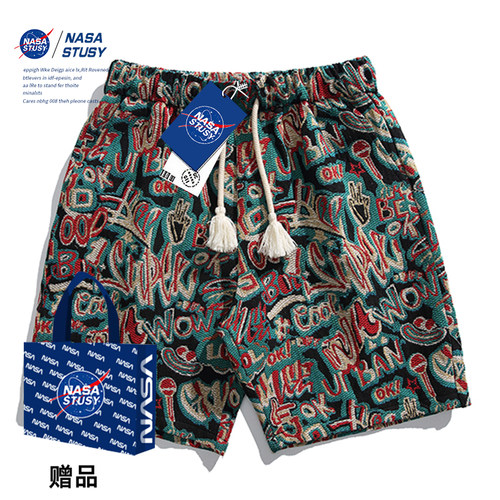 NASA官方进口美式潮牌休闲短裤