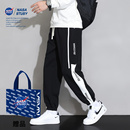 NASA STUSY美式复古2025新款秋冬装男休闲长裤子直筒宽松男士卫裤