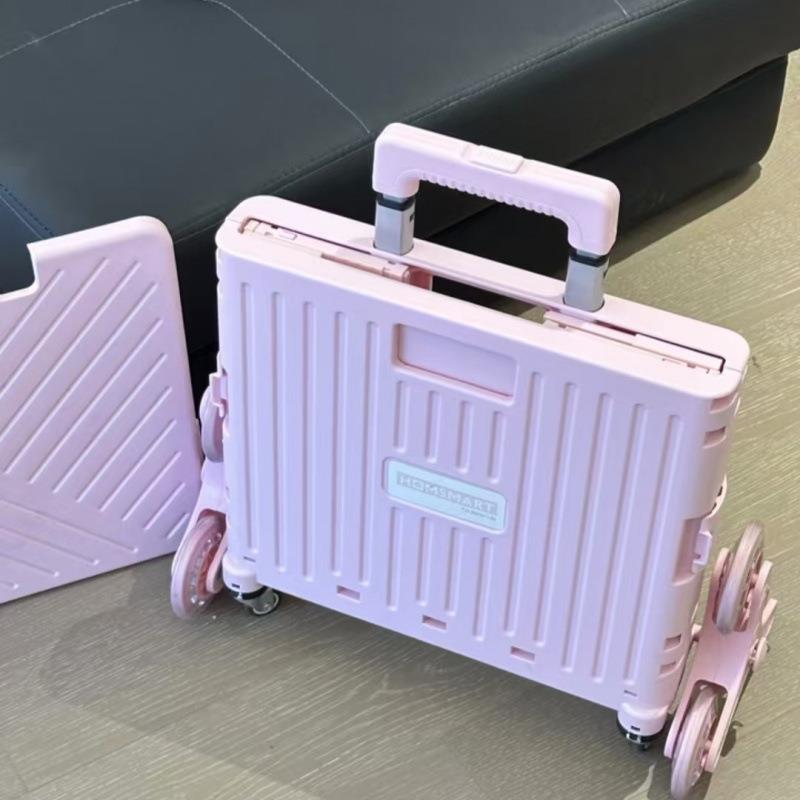 小推车轻便折叠购物零食置物架移动野营便携买菜神器南尚直销