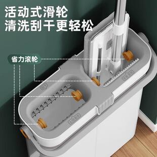 024新款 平板把一拖净家用2无品牌 免手洗拖拖桶墩布拖地拖懒人地