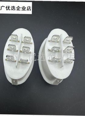 椭圆白色船d型开关KCD3六脚三档手持面条电动车电源翘板压面机开/