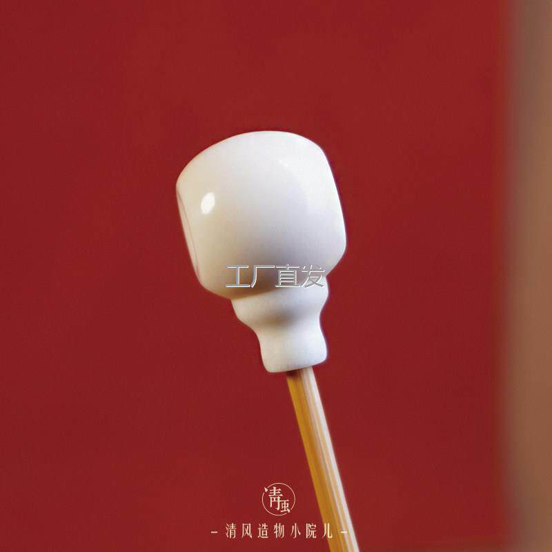 鹿角雕刻奶嘴三通文玩配