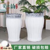 中式 现代陶瓷大花盆绿植盆栽大口径发财树落地散尾葵高款 室内盆