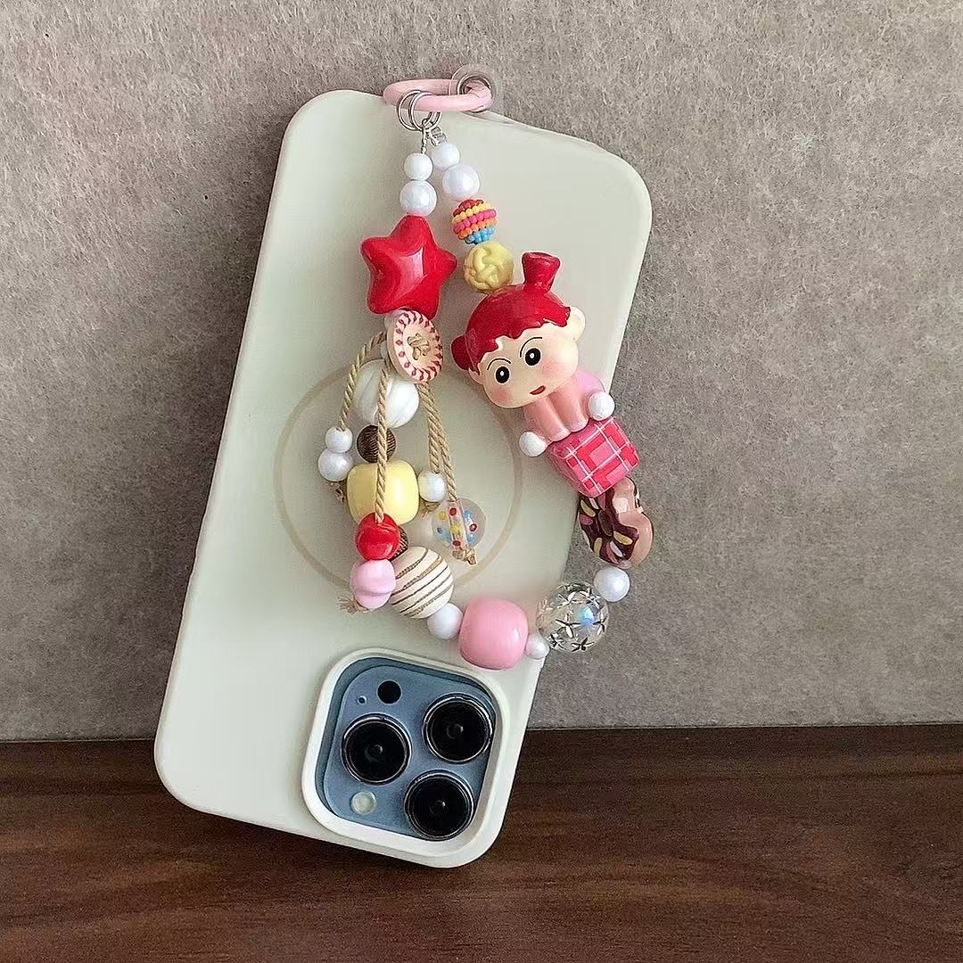 妮妮甜甜圈手机链可爱手机挂绳