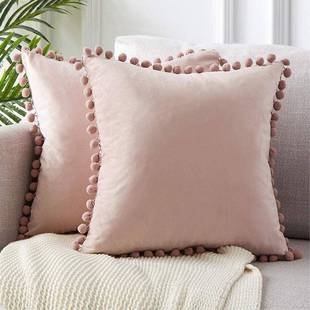 Cover Cushion Decorative Pillows waist Soft Throw Velvet