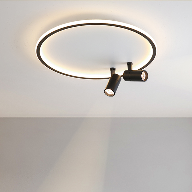 射灯默认是暖光简约圆艺术之光质保五年