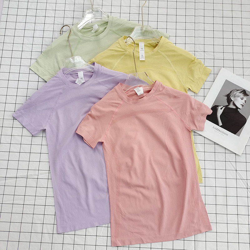 瑜伽服短袖速干普拉提跑步训练运动上衣紧身显瘦T恤骑行健身服夏,运动服/休闲服装,健身衣,淘宝优惠券,粉丝福利购,淘宝优惠卷