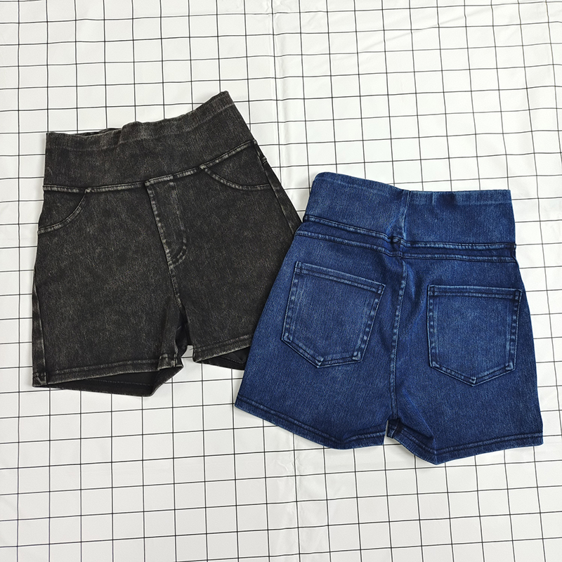 口袋健身裤提臀提臀紧身高腰热裤