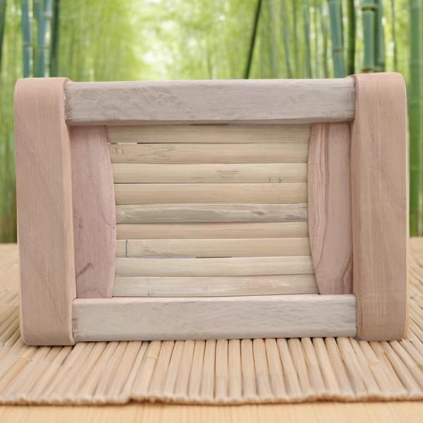 实木通用竹面居家耐用小矮凳方凳