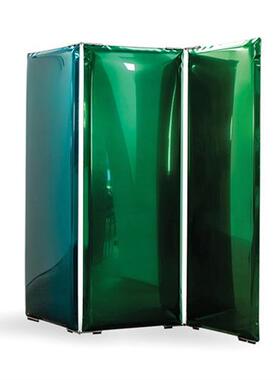 定制轻奢不锈钢雕塑落地镜面屏风装饰品客餐厅办公室酒店别墅摆件