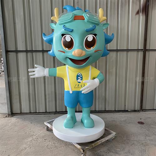 玻璃钢雕塑园林景观装置户外大型凤凰麒麟模型卡通招财猫落地摆件