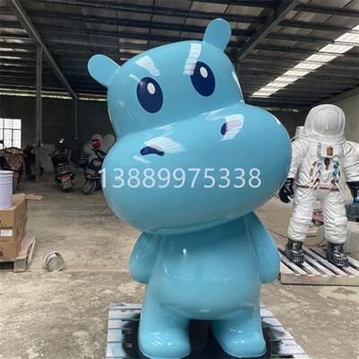 玻璃钢卡通雕塑景观小品人物摆件企业形象IP吉祥物公仔定制厂家