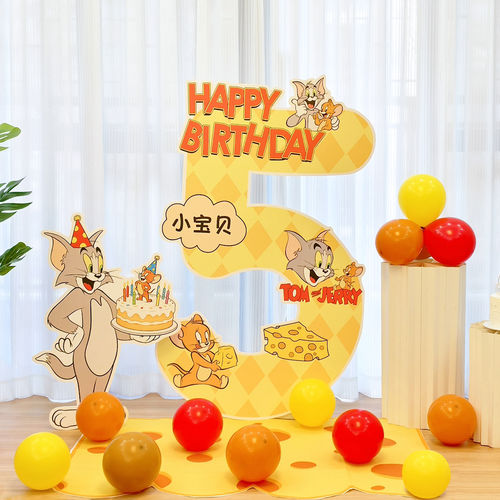 宝宝周岁布置男孩儿童生日场景