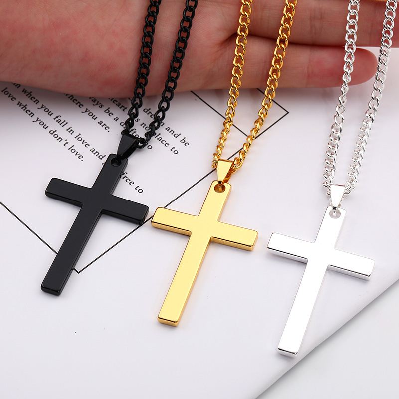 Cross cross new men atmosphere necklace accessories男士项链