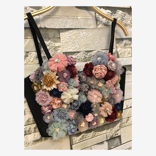 女装性感裹胸露肩柔美仙气多色吊带百搭裹胸外穿吊带背心Tank top