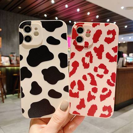 Fashion leopard Silicon Case Cover for Iphone 14 13 12 11 XR XS PRO MAX MINI 8 7 PLUS
