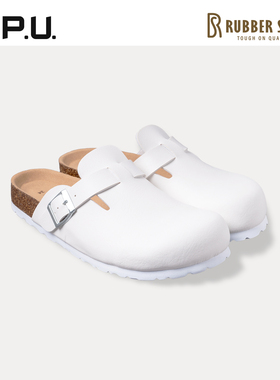 Rubber Soul包头软木拖鞋勃肯鞋外穿夏单鞋半拖一脚蹬懒人女鞋RO