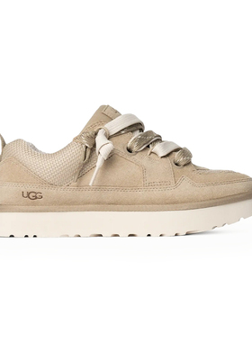 UGG女士街头纯色时尚舒适平底鞋双色系带休闲鞋1168890