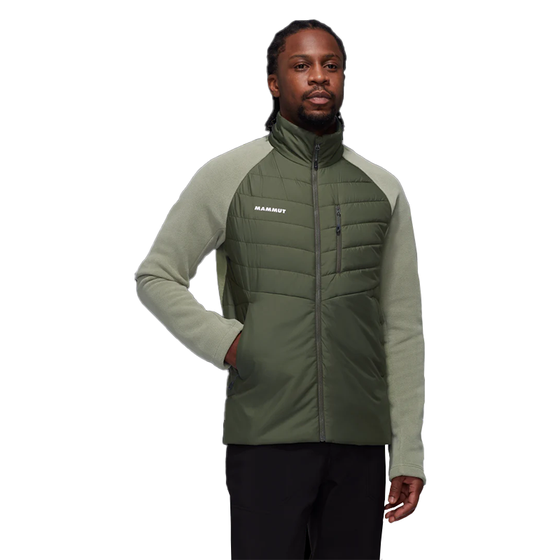 MAMMUT猛犸象男士Innominata户外防风轻量保暖中层抓绒衣外套