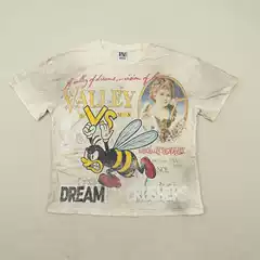 Character Bee Letter Logo Short Sleeve