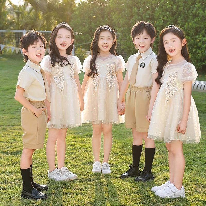 六一儿童演出服女童蓬蓬裙小学生