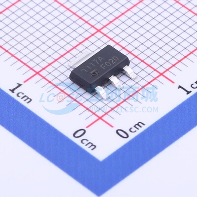 线性稳压器(LDO) LD1117ASTR SOT-223 意法半导体芯片 电子元器件