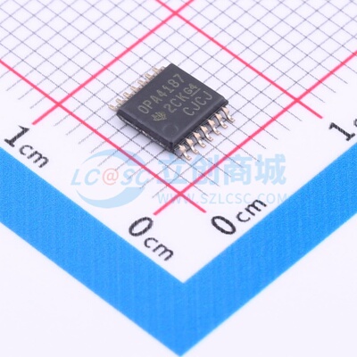 精密运放 OPA4187IPWR TSSOP-14 TI/德州 电子元器件配单原装正品
