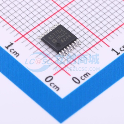 模数转换芯片ADC AD7782BRUZ TSSOP-16 ADI(亚德诺) 电子元件配单