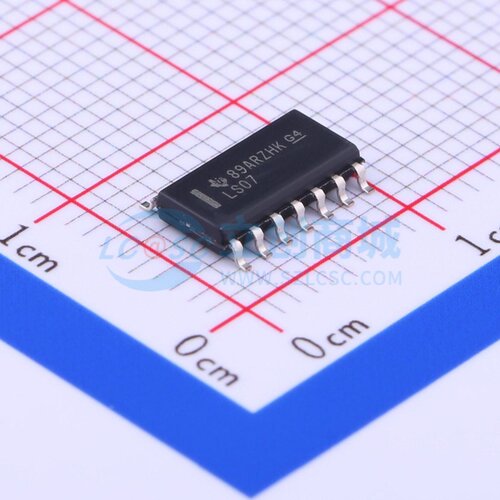 缓冲器/驱动器/收发器 SN74LS07DR SOIC-14 TI/德州 电子元件配单