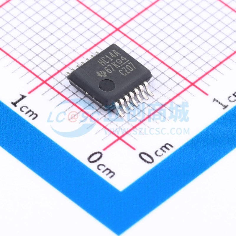 反相器 SN74HC14ADBR SSOP-14 TI/德州 电子元器件配单原装正品