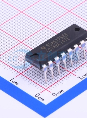 信号开关/编解码器/多路复用器 CD74HC147E PDIP-16 TI/德州