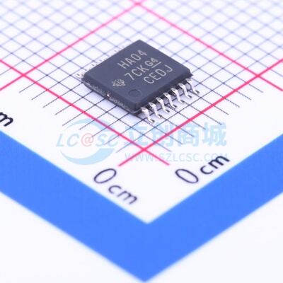 反相器 SN74AHC04PWRG4 TSSOP-14 TI/德州 电子元件配单原装正品