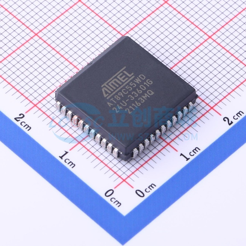 单片机(MCU/MPU/SOC) AT89C55WD-24JU PLCC-44(16.6x16.6) MICROC