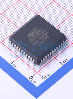 单片机(MCU/MPU/SOC) AT89C55WD-24JU PLCC-44(16.6x16.6) MICROC