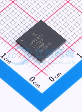 数字信号处理器(DSP/DSC) dsPIC33FJ64GS606-I/MR QFN-64 MICROCH