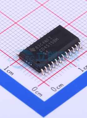信号开关/编解码器/多路复用器 CD4515BM96 SOIC-24 TI/德州