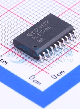 触发器 SN74ALS574BDWR SOIC-20 TI/德州 电子元器件配单原装正品