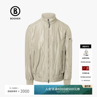 潮流光泽感经典 时尚 飞行员夹克外套上衣 春夏男士 BOGNER博格纳