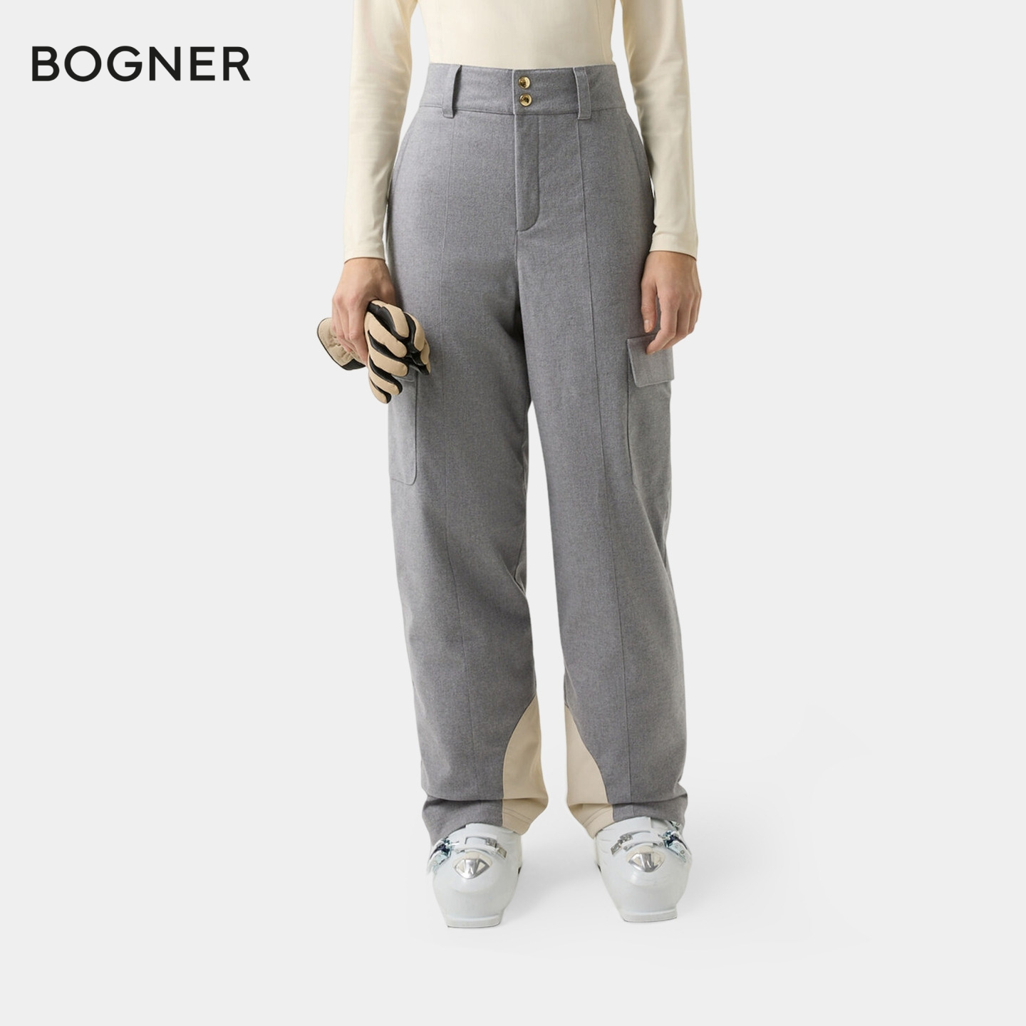 BOGNER博格纳 25秋冬新品LUCA女士立体剪裁时尚百搭直筒滑雪裤