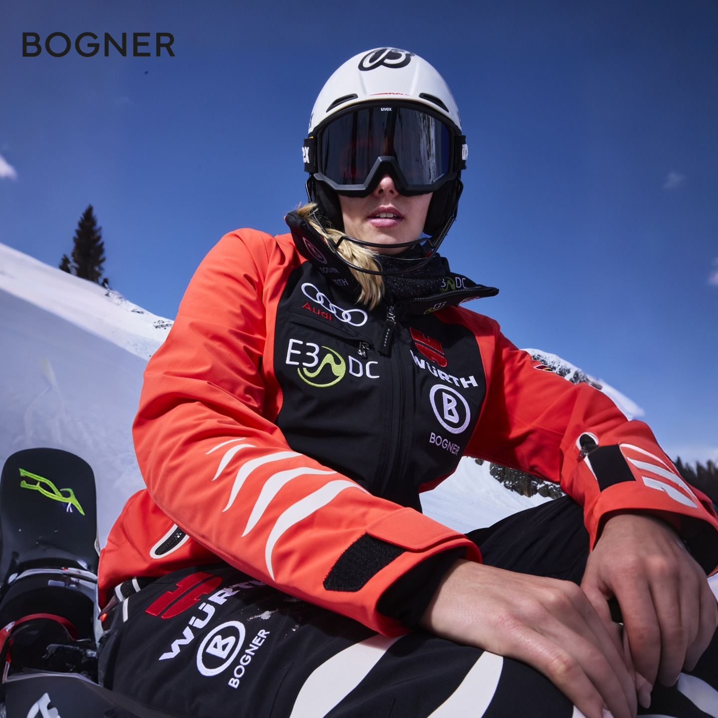 【德国队同款】BOGNER博格纳 25秋冬新品DSV-DJ2女士连帽滑雪服