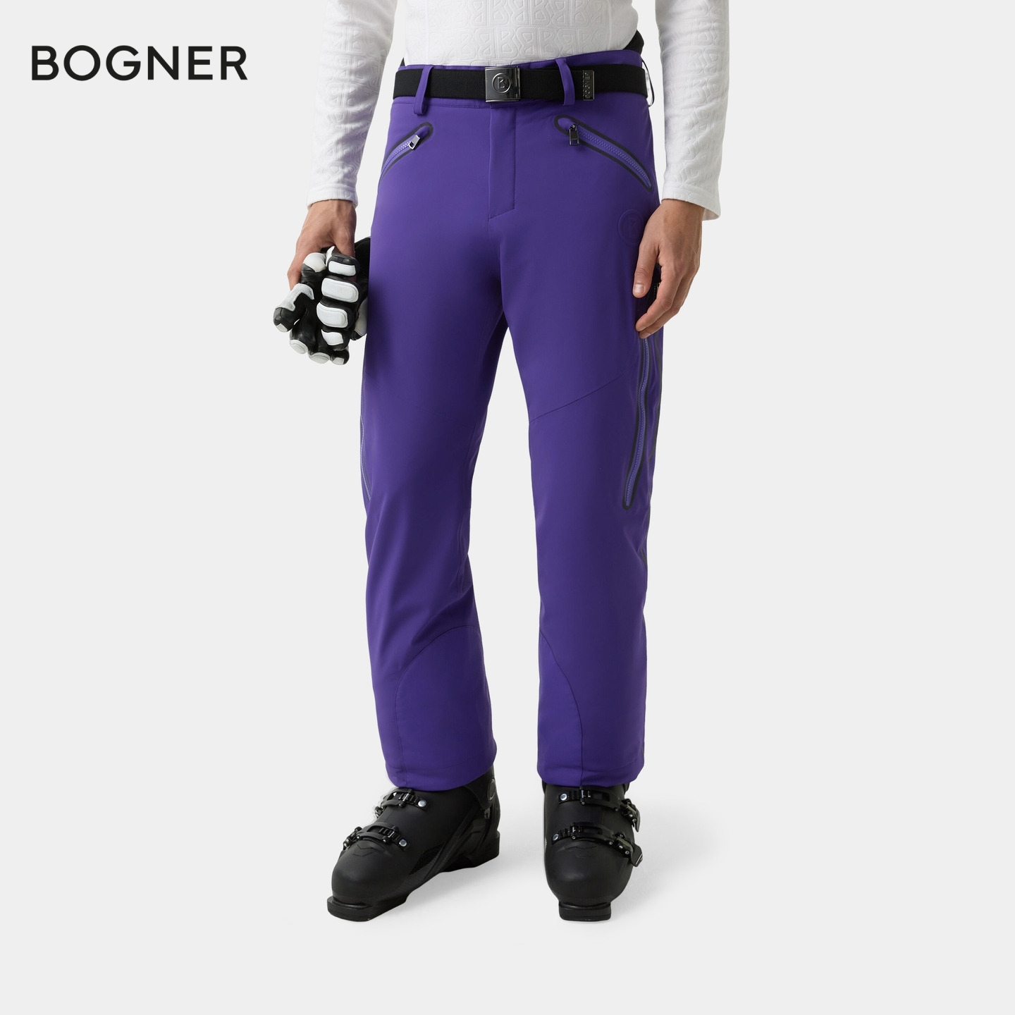 BOGNER博格纳 25秋冬新品TIM6-T男士户外四向弹力修身软壳滑雪裤