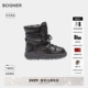 25秋冬新品 CHAMONIX BOGNER博格纳 C女士防滑冰爪保暖雪地靴