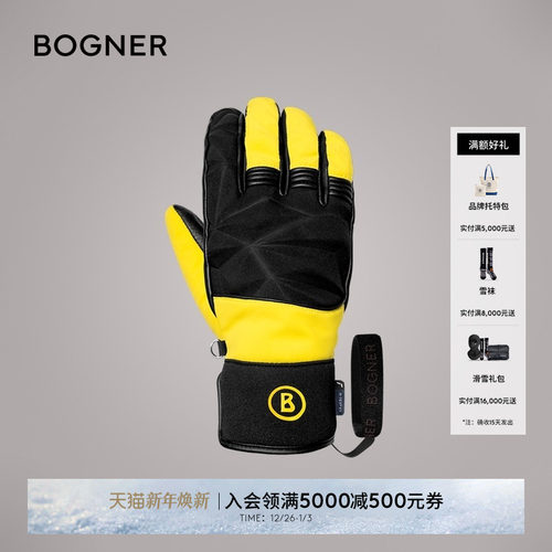 【双旦】【多巴胺】BOGNER博格纳  秋冬Bogner Neo男士滑雪手套