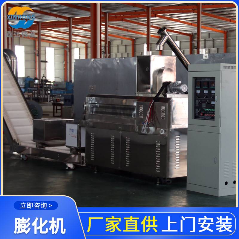 厂家直供dyx-65Ⅲ经济型食品膨化机营养粉生产线双螺杆挤出机现货