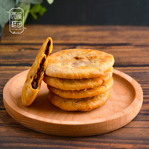 西溪糕团杭州特产薄金脆烧饼