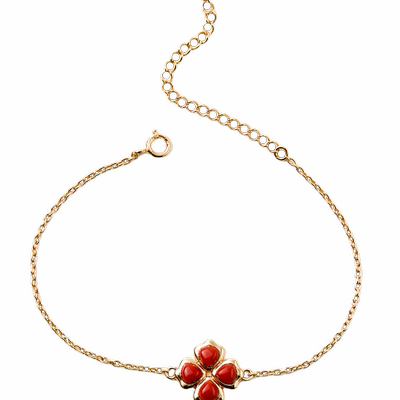 PEARL MOMENTS/珍刻四合如意 四叶草项链 手链