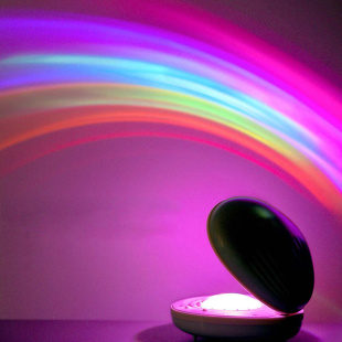 Rainbow Projector Light LED Colorful Night Lamp 3 Modes跨境