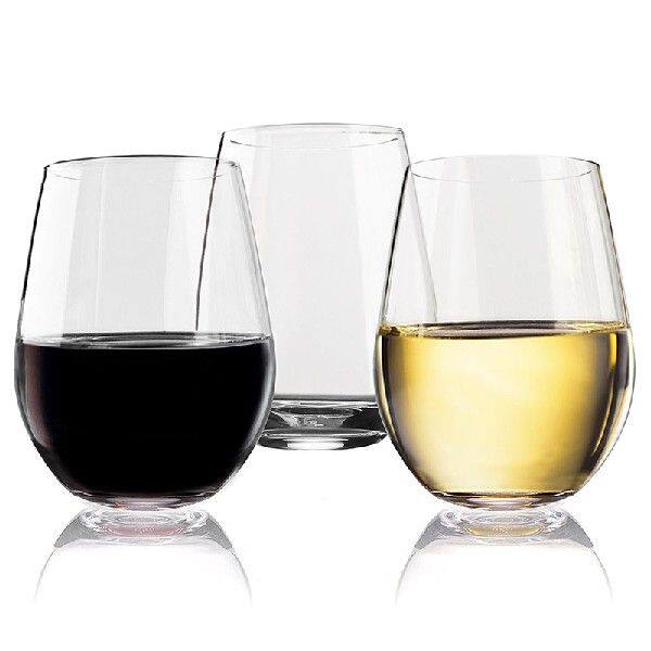 4pc/set Unbreakable PCTG Red Wine Glass Transparent Fruit