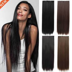 MERISIHAIR 32inch Synthetic Hair Extensions One piece 5 Clip